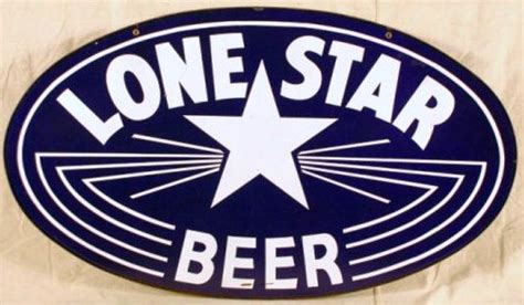 Lone Star Beer Porcelain Sign