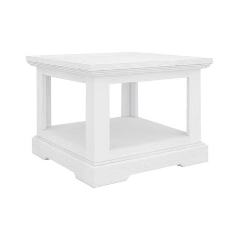 Coastal Timber Lamp Table White | Supreme Furniture