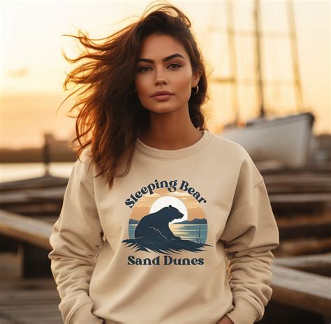 Sleeping Bear Sand Dunes Sweatshirt Sleeping Bear Dunes up - Etsy