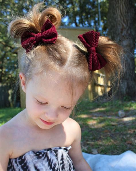 Burgundy Pigtail Bows - Handmade - Pig tail bows, big bows, Alabama, baby girl, toddler ...