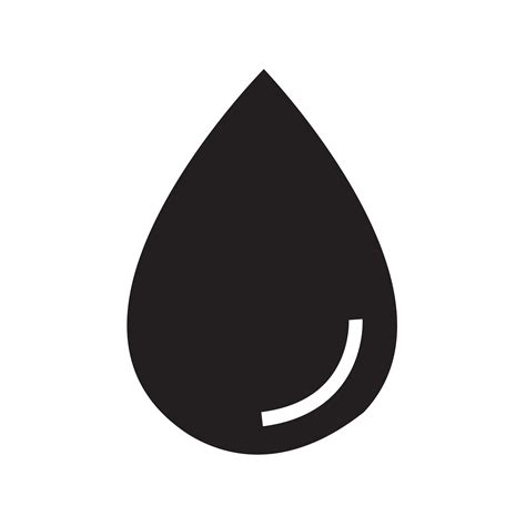 water drop icon vector illustration 582164 Vector Art at Vecteezy