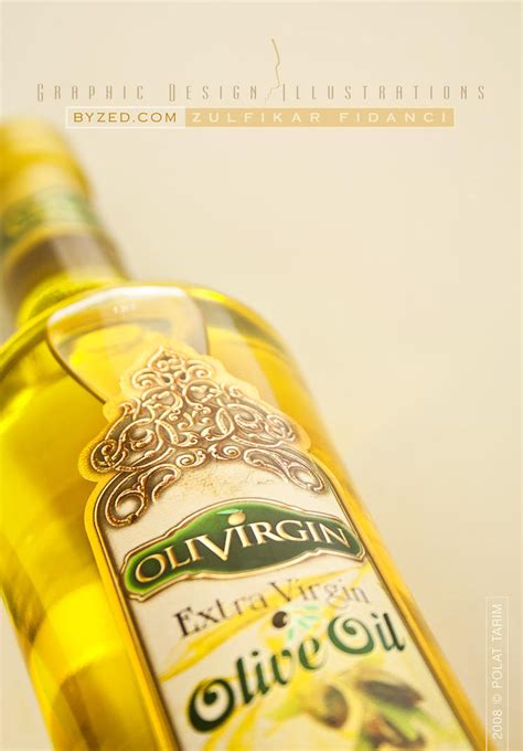 Olive Oil Label Design II by byZED on DeviantArt