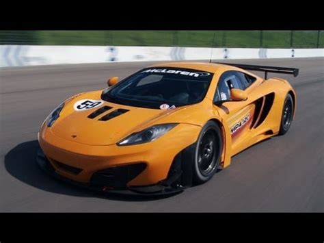 McLaren MP4-12C GT3 racer on track - review by www.autocar.co.uk - YouTube