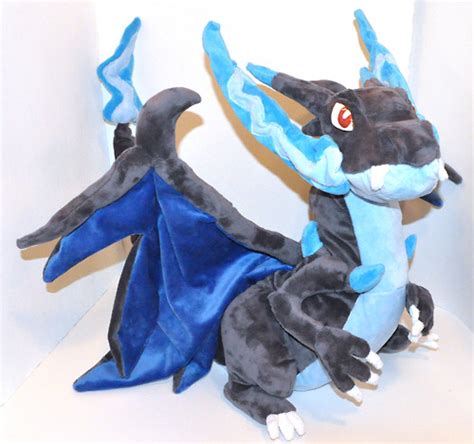 Mega Charizard X Plush by shuufly on DeviantArt