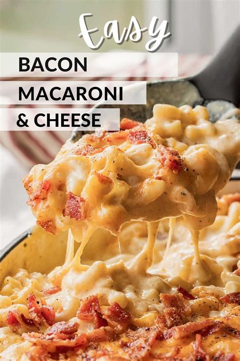 Bacon Mac and Cheese - I Wash You Dry