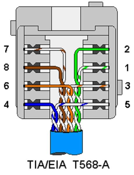 Cat 6 Wall Jack With Cat5 Cable