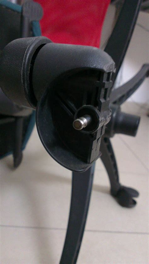 repair - How to replace office chair wheel? - Home Improvement Stack ...