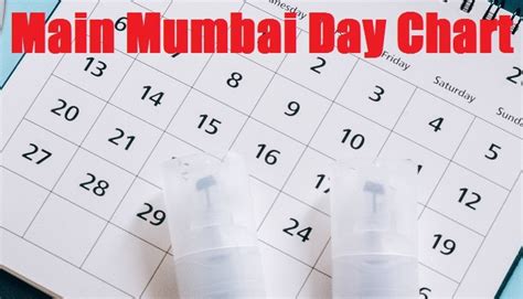 Main Mumbai Day Chart - मेन मुंबई डे चार्ट