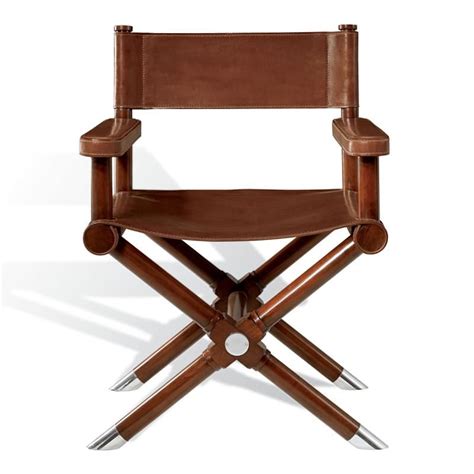 Ralph Lauren Modern Hollywood Director's Chair | Directors chair, Chair, Leather club chairs