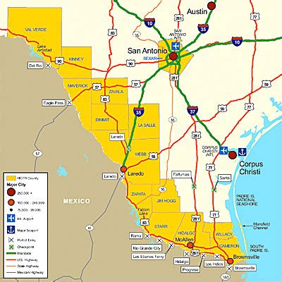 Map Of Texas Mexico Border | Business Ideas 2013