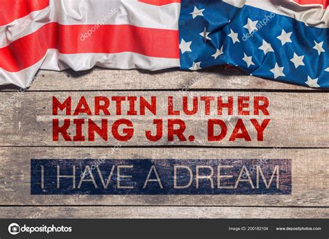 Happy Martin Luther King Day Greeting Card Stock Photo by ©Fotofabrika ...