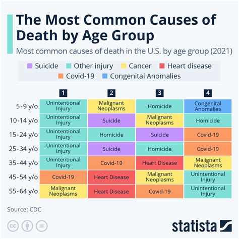 Chart: Suicide Among the Most Common Causes of Death in the U.S. | Statista