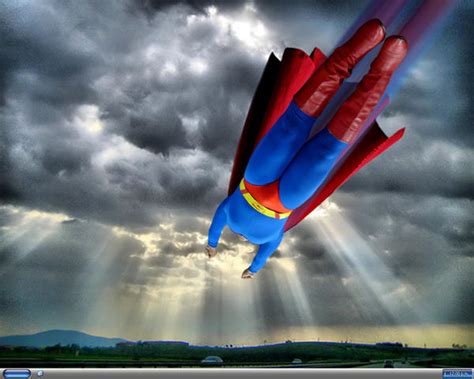 Superman flying by ecomanmovie on DeviantArt