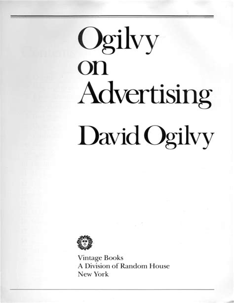 Ogilvy on Advertising