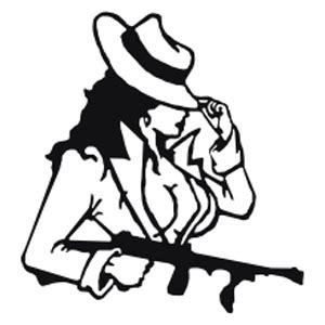 Gangster Girl Silhouette at GetDrawings | Free download