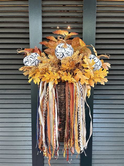 Fall Basket Arrangement • Robyn's Southern Nest