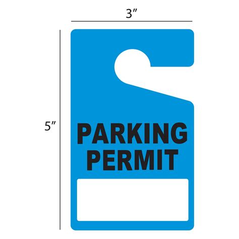 Free Printable Parking Permits - Free Printable A To Z