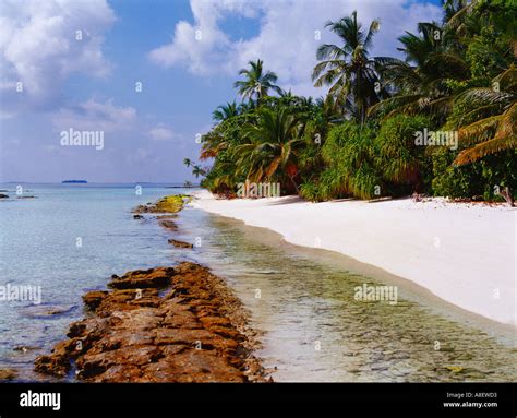 Maldives islands Indian ocean Baa atoll, beach Stock Photo - Alamy