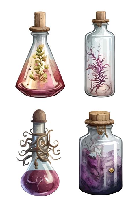 Premium Vector | Magic potion clipart isolated vector illustration