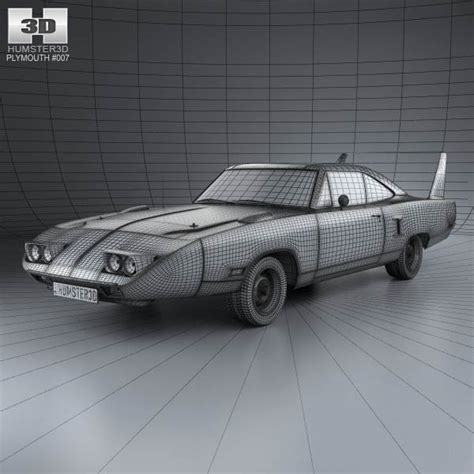 Plymouth Road Runner Superbird 1970 3D model for Download in various ...