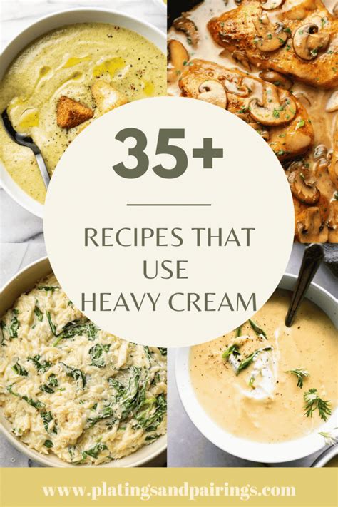 35+ Recipes to Use Up Heavy Cream (Fresh Cream Recipes)