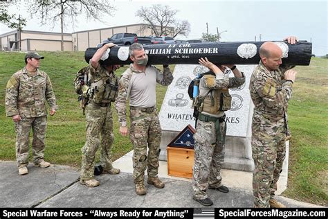 U.S. Air Force 350 Special Warfare Training Squadron Memorial Log Carry ...