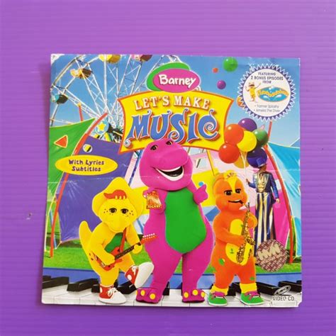 ⚘Barney⚘ Let's Make Music VCD, Babies & Kids on Carousell