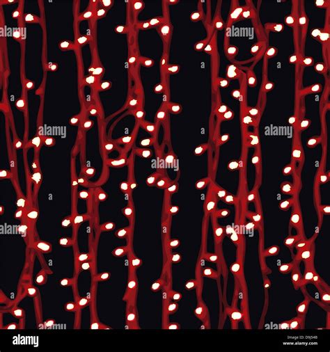 Christmas Lights Pattern Stock Photo - Alamy