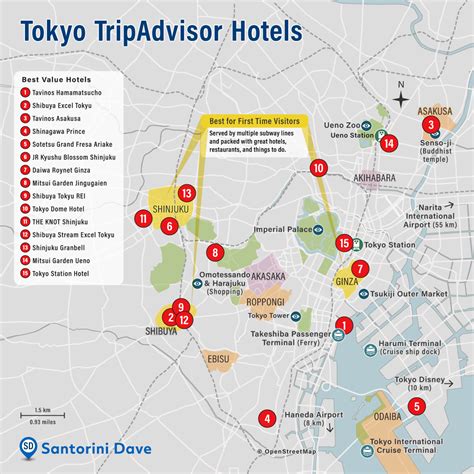 TOKYO HOTEL MAP