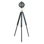 Marine Industrial Silver And Black Tripod Floorstanding Lamp MP32-111-K film lamps floor ...