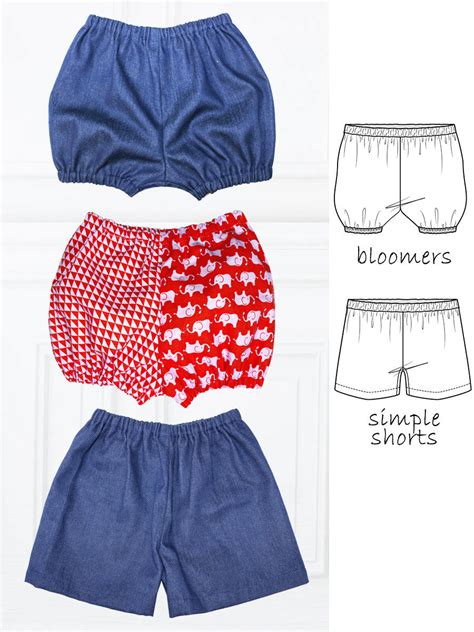 Bloomer Pattern & Shorts Pattern – TREASURIE - My Childhood Treasures