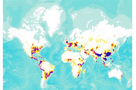 Global Flood Hazard Frequency and Distribution | Data Basin