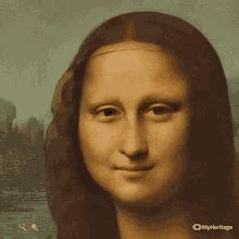 Mona Lisa Leonardo Da Vinci GIF - Mona lisa Leonardo da vinci Living ...