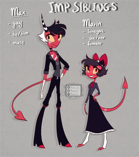 The Imp Siblings | Helluva Boss by Owlenne on DeviantArt