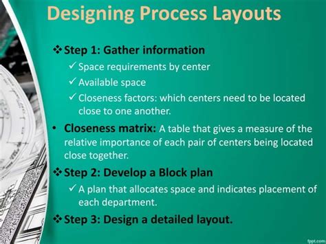 Design of process layout | PPT