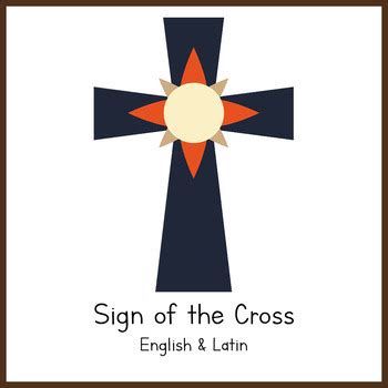 First Grade Prayer Worksheets {Sign of the Cross Bundle: English & Latin}