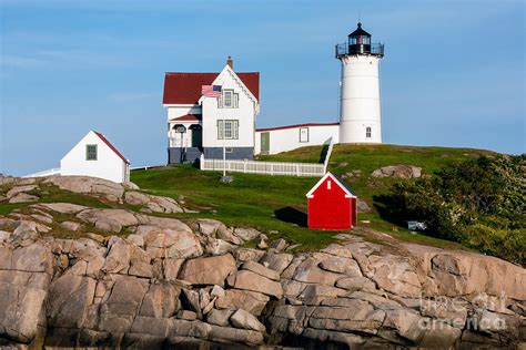 Nubble Lighthouse York Maine Photograph by Dawna Moore Photography