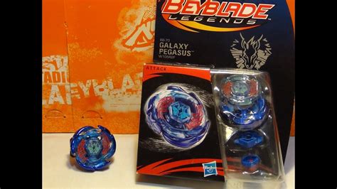 Beyblade Legends GALAXY PEGASUS W105R2F Unboxing & Review! - YouTube