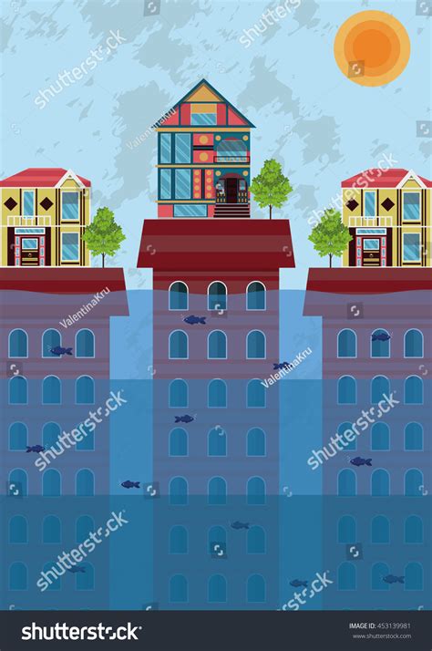 Possible Adaptation Sea Level Rise Climate Stock Vector (Royalty Free) 453139981 | Shutterstock