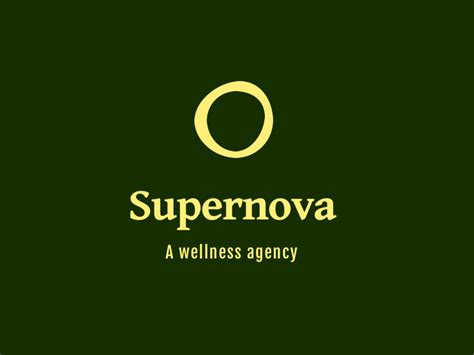 Supernova Wellness Alternate Logo by Sean Beaubien on Dribbble ...