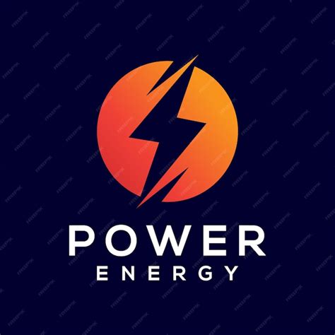 Premium Vector | Electric power energy logo design vector