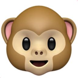 Monkey Face Emoji (U+1F435)