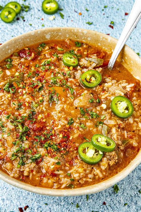 Loaded Stuffed Pepper Soup - Recipe - Chili Pepper Madness