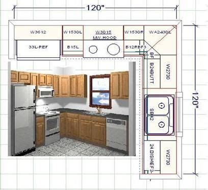 Template for Kitchen Cabinets Design | 10 x 10 layout for kitchen cabinets | Design my kitchen ...