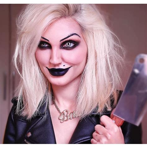 Chucky's Bride via @thelindsaywoods #halloweenmakeup 🖤 | Halloween ...