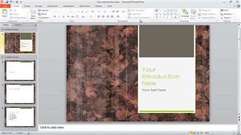 How to change the slide backgrounds in PowerPoint - YouTube