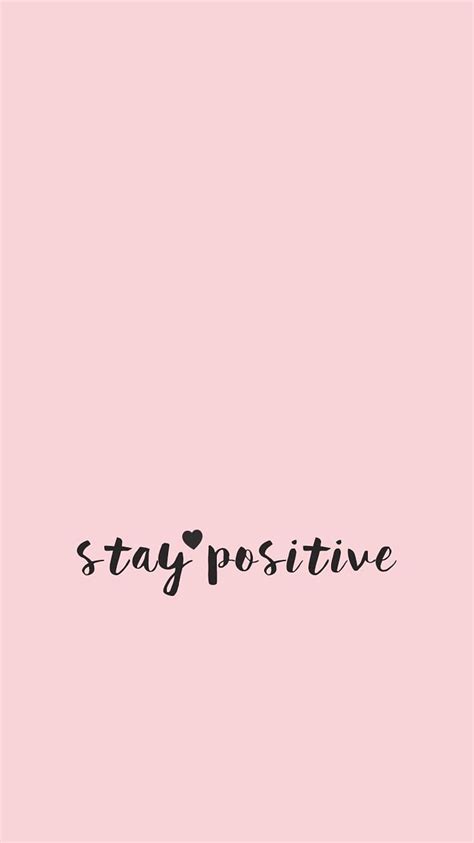 Stay Positive Wallpaper