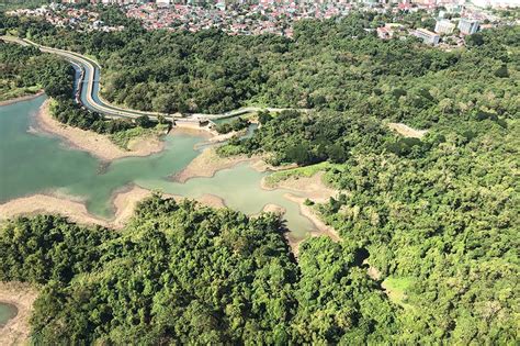 IN PHOTOS: La Mesa Dam slowly drying up amid El Niño | ABS-CBN News