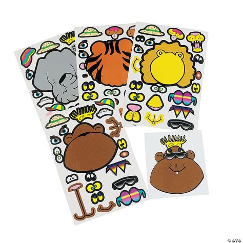 Zoo Animal Sticker Sheets | Oriental Trading