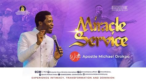 (DOWNLOAD MP3) THE NAME OF JESUS BY APOSTLE MICHAEL OROKPO – Encounter Jesus MInistries, Miracle ...